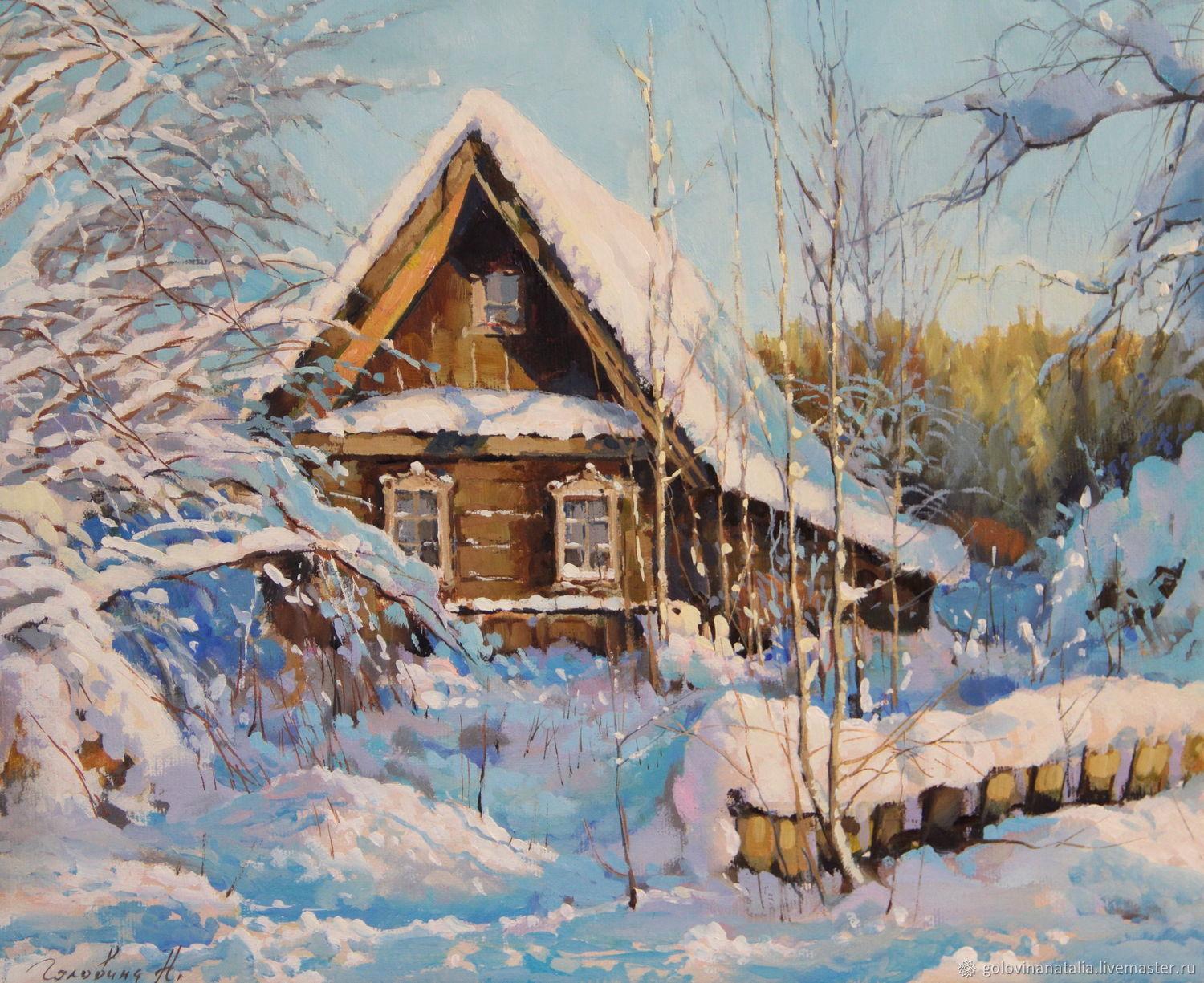 Картина по номерам Зима пейзаж, Raskraski, GX39708 - описание, отзывы,  продажа | CultMall