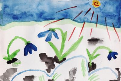 Мастер-класс «Поэтапное рисование в подготовительной группе «Весна идет,  весне дорогу» (6 фото). Воспитателям детских садов, школьным учителям и  педагогам - Маам.ру