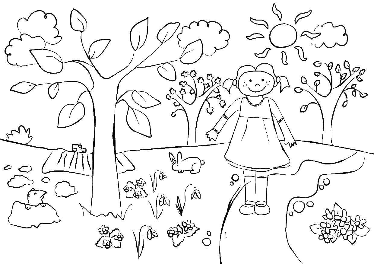 Раскраски Весна для детей 5 6 лет (36 шт.) - скачать или распечатать  бесплатно #20867