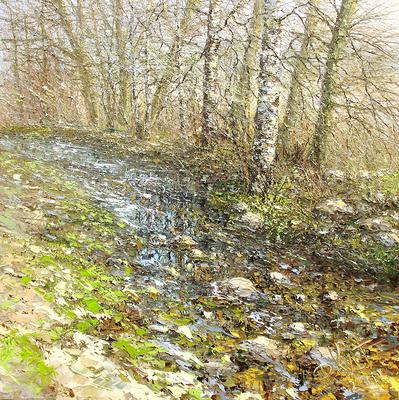 Весенний ручей» картина Юргина Александра маслом на холсте — купить на  ArtNow.ru