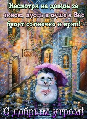 Всех с добрым утром пятницы! И пусть с утра идет дождь и пасмурно, зато… |  Радость в России ! | Дзен