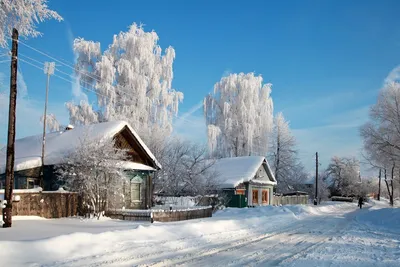 Сказочные зимние домики картинки - 68 фото