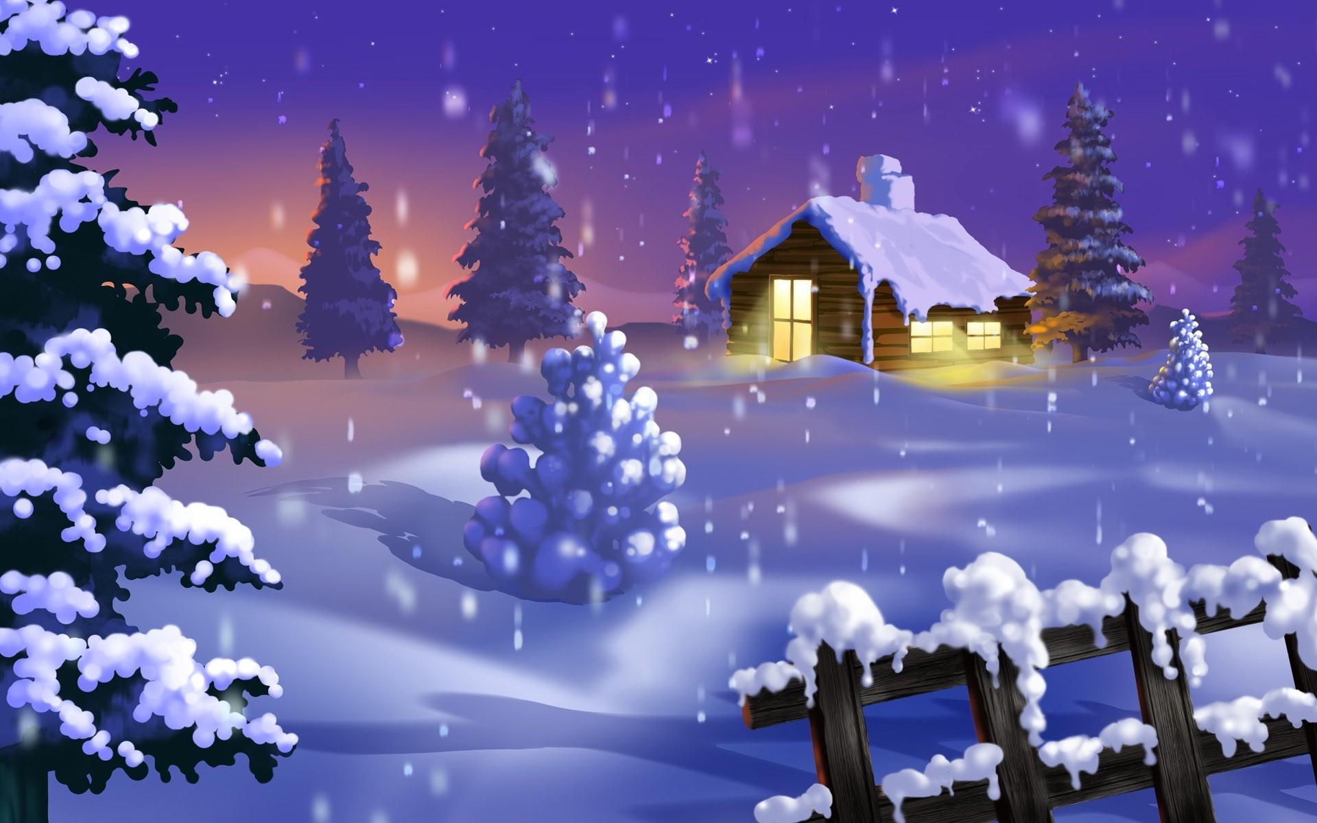 Сказочный зимний домик: фото, изображения и картинки