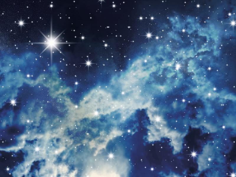 Фотообои Ночное небо со звездами на стену. Купить фотообои Ночное небо со  звездами в интернет-магазине WallArt