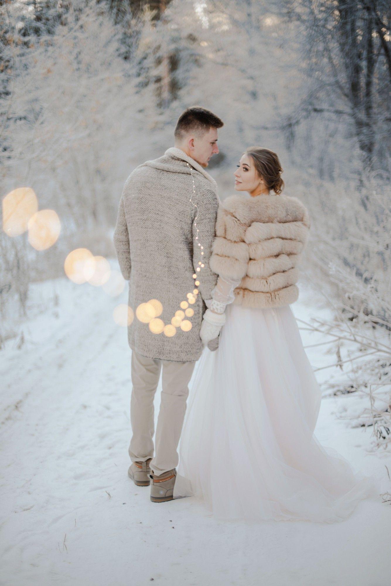 Зимняя свадьба | Snow wedding, Winter wedding photos, Snow wedding pictures