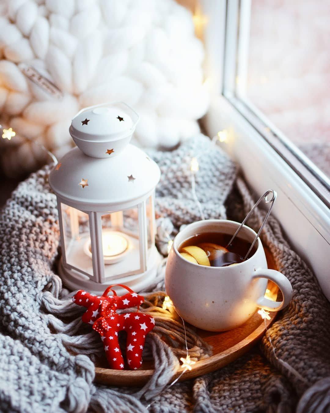 Утренний кофе зимой» — создано в Шедевруме