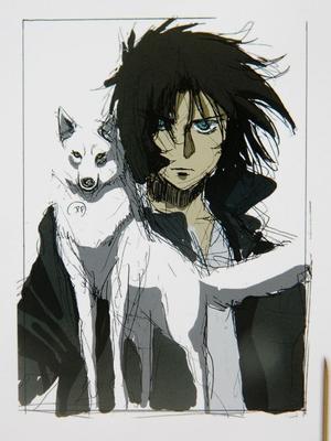 аниме \"Волчий дождь\" персонаж: Киба | Wolf's rain, Wolf's rain kiba, Anime  wolf