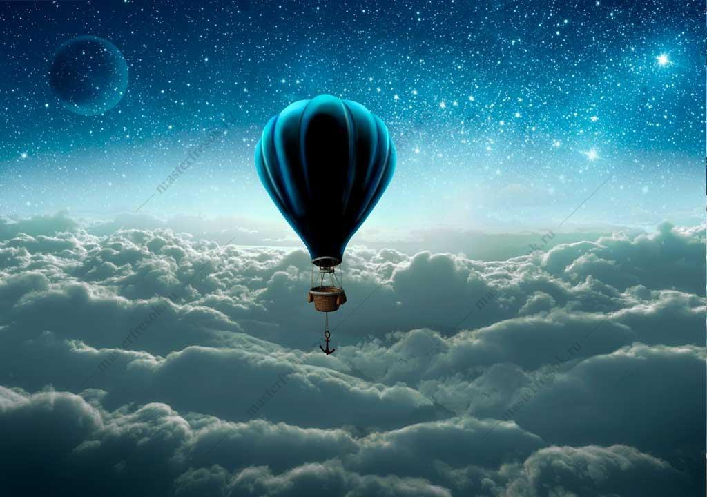 Фотообои Воздушный шар в ночном небе купить в Оренбурге, Арт. 14-519 в  интернет-магазине, цены в Мастерфресок