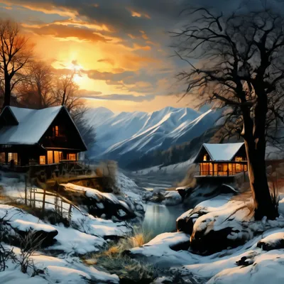 Времена года, зима» — создано в Шедевруме