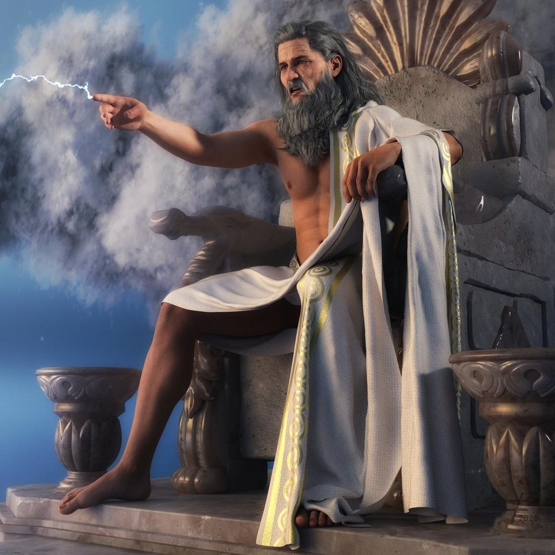 Статуэтка Зевс с орлом и молнией бог неба и грома Veronese 22 см  (ID#1587609980), цена: 1990 ₴, купить на Prom.ua