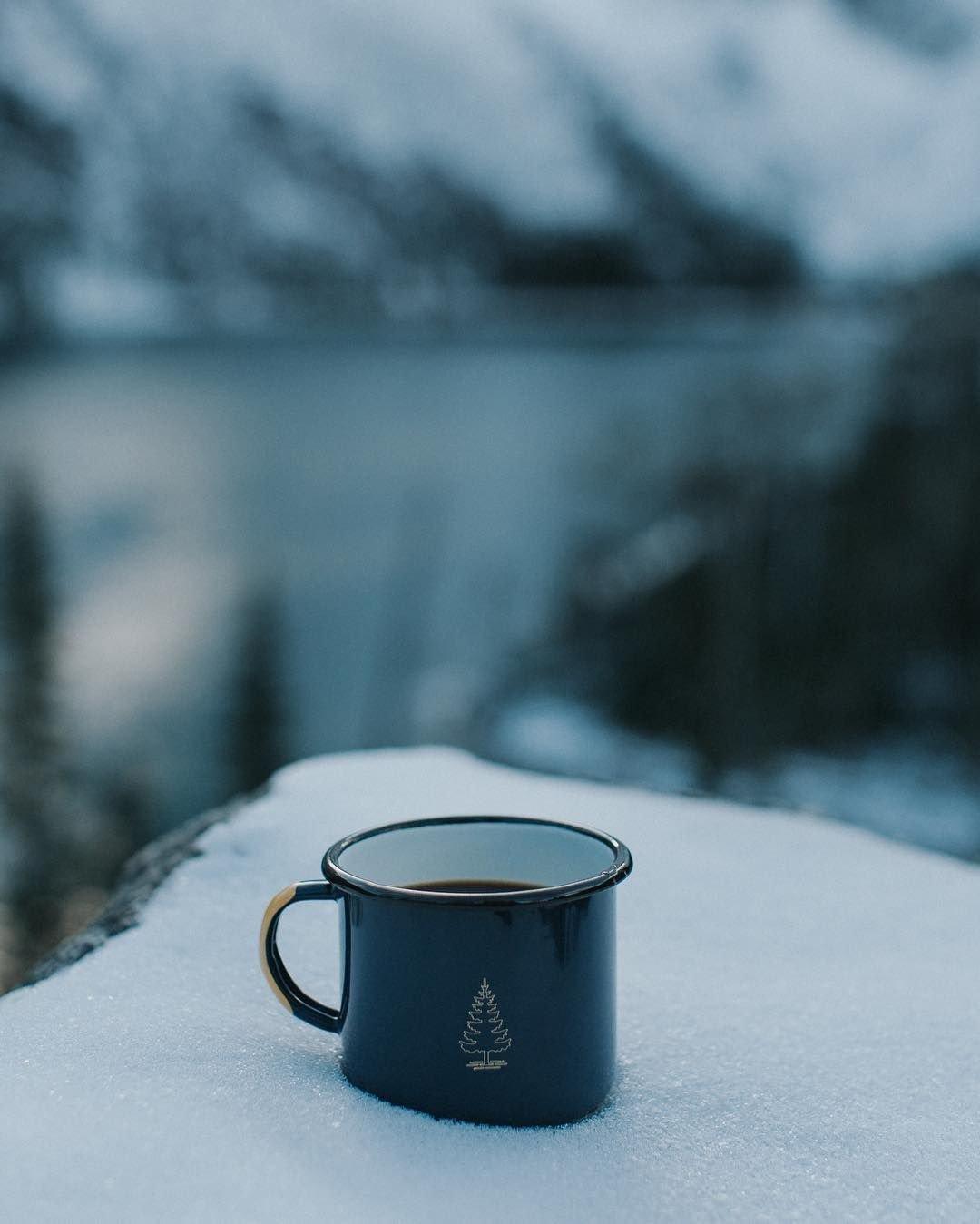 Чашка чая на снегу (49 фото) - 49 фото