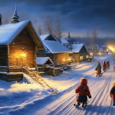 Зима в деревне - Телеканал «Моя Планета»