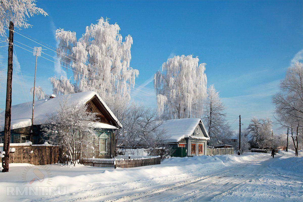 Фотоподборка: русская зима в деревне | Пейзажи, Живописные пейзажи,  Деревенские фотографии