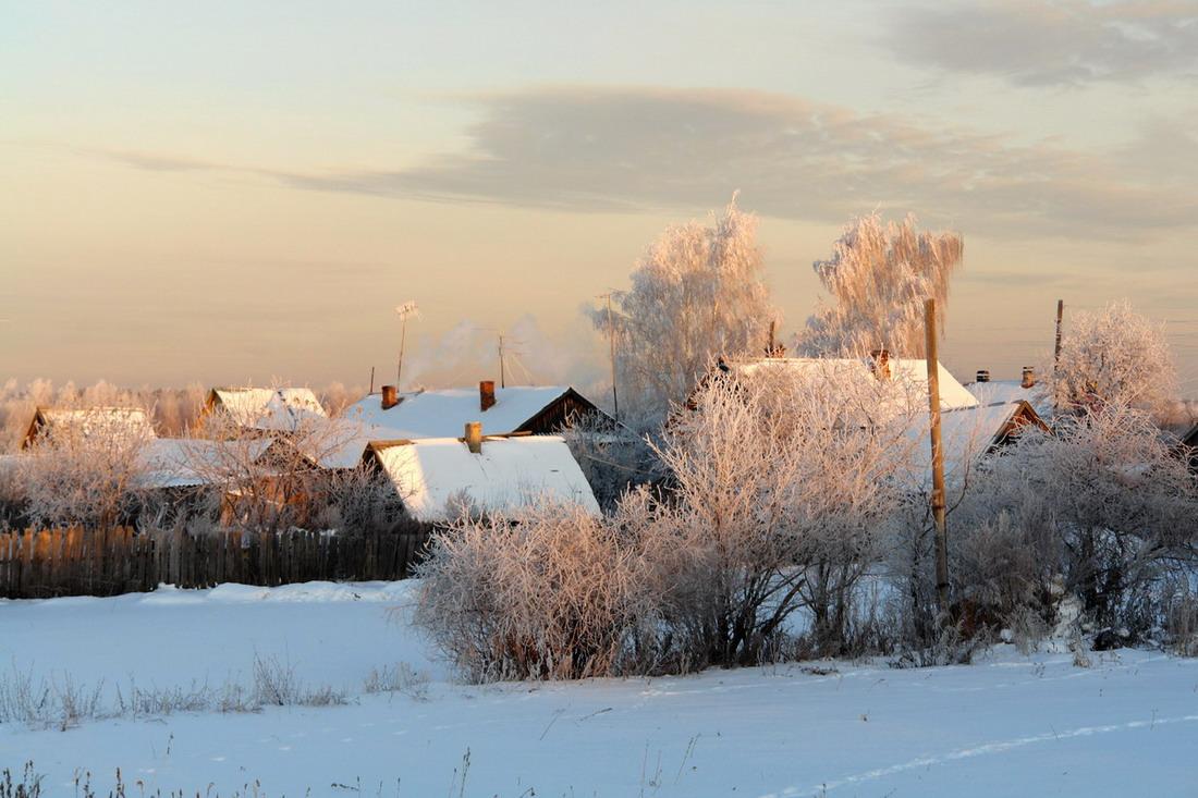 Рисунок Зима в деревне №363417 - «Зимняя сказка» (20.12.2022 - 12:29)
