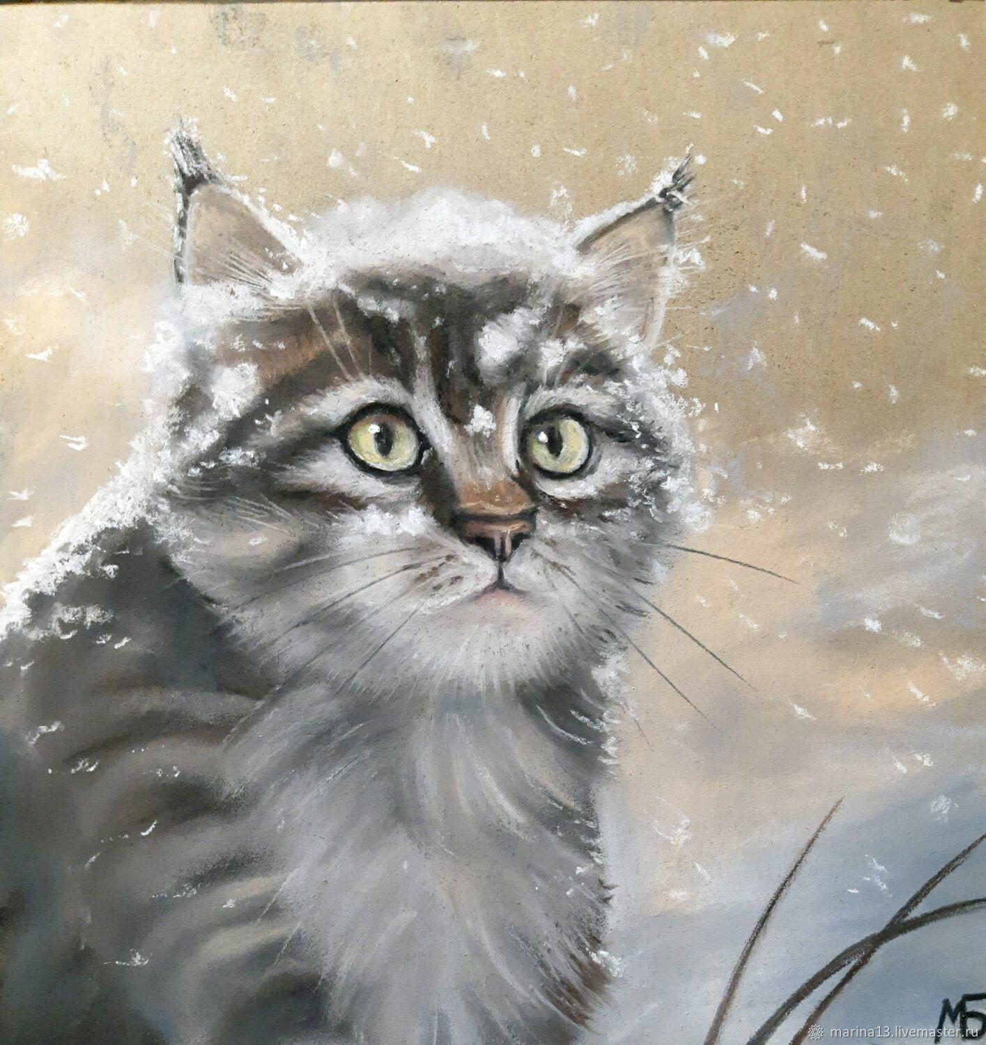 Картина по номерам Зимние котики, Babylon, vk182 - описание, отзывы,  продажа | CultMall