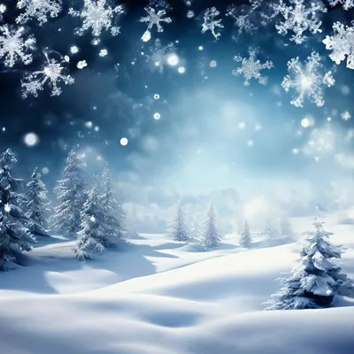 Фон - снег снежинки зима белое» — создано в Шедевруме