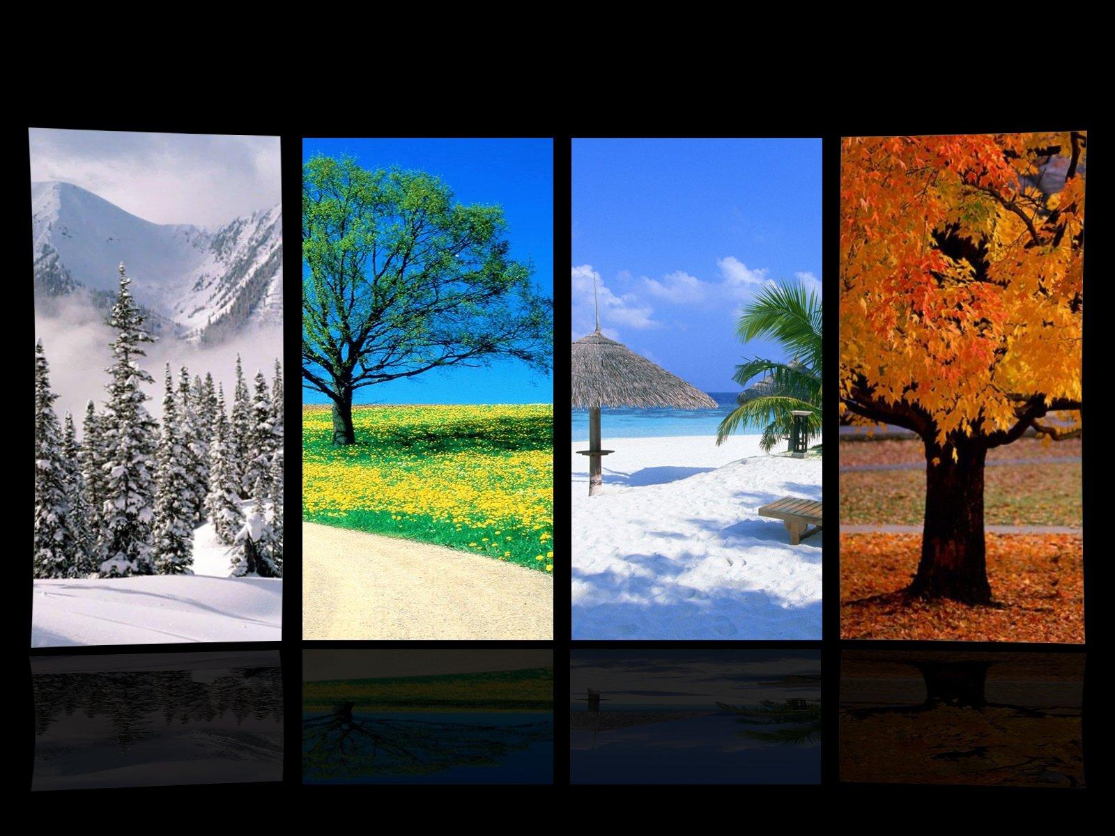 Картинки с изображением зима лето (69 фото) » Картинки и статусы про  окружающий мир вокруг