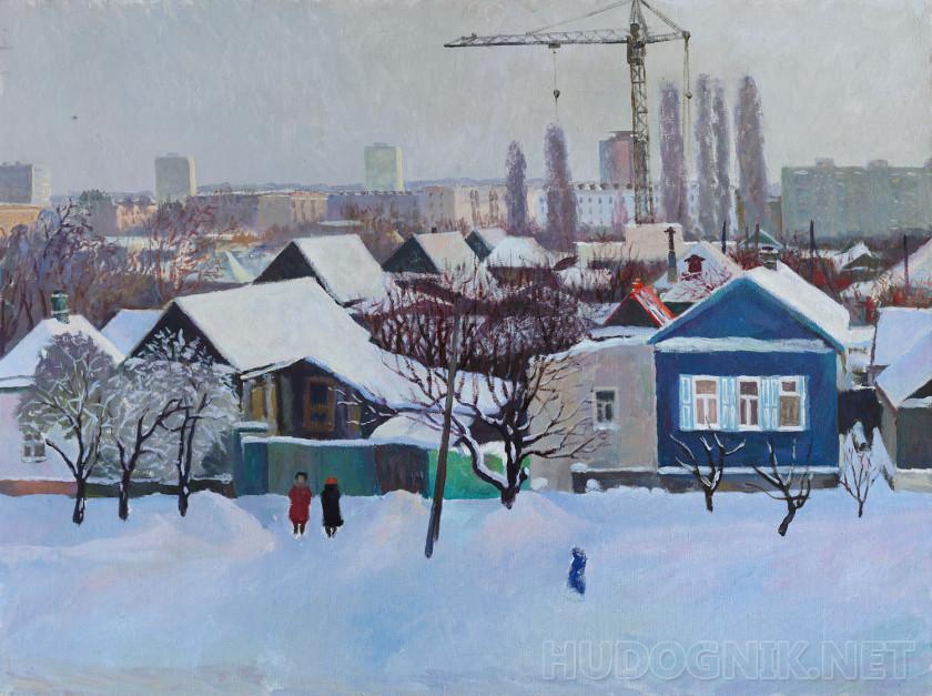Картина на холсте Зима за окном — Teletype