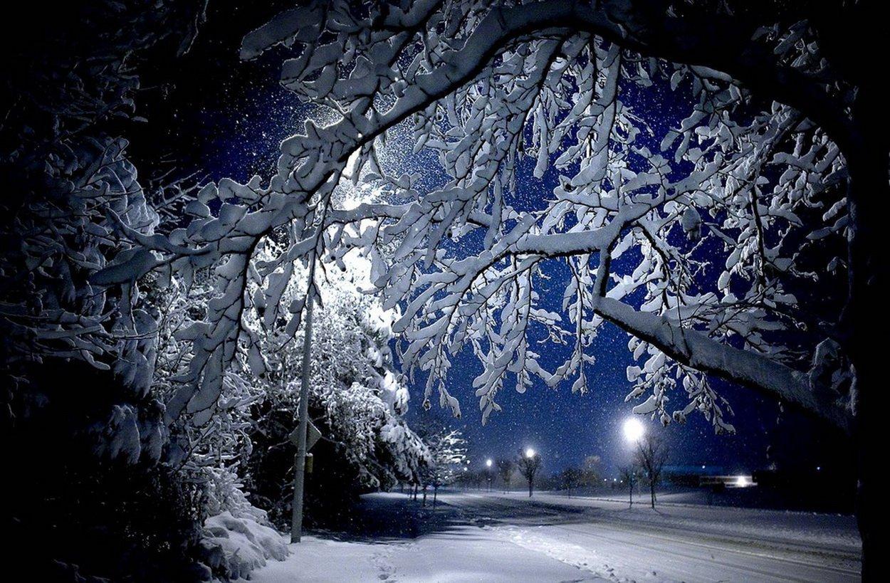 🤍❄️#город #ночь#зима#эстетика #услышать | TikTok