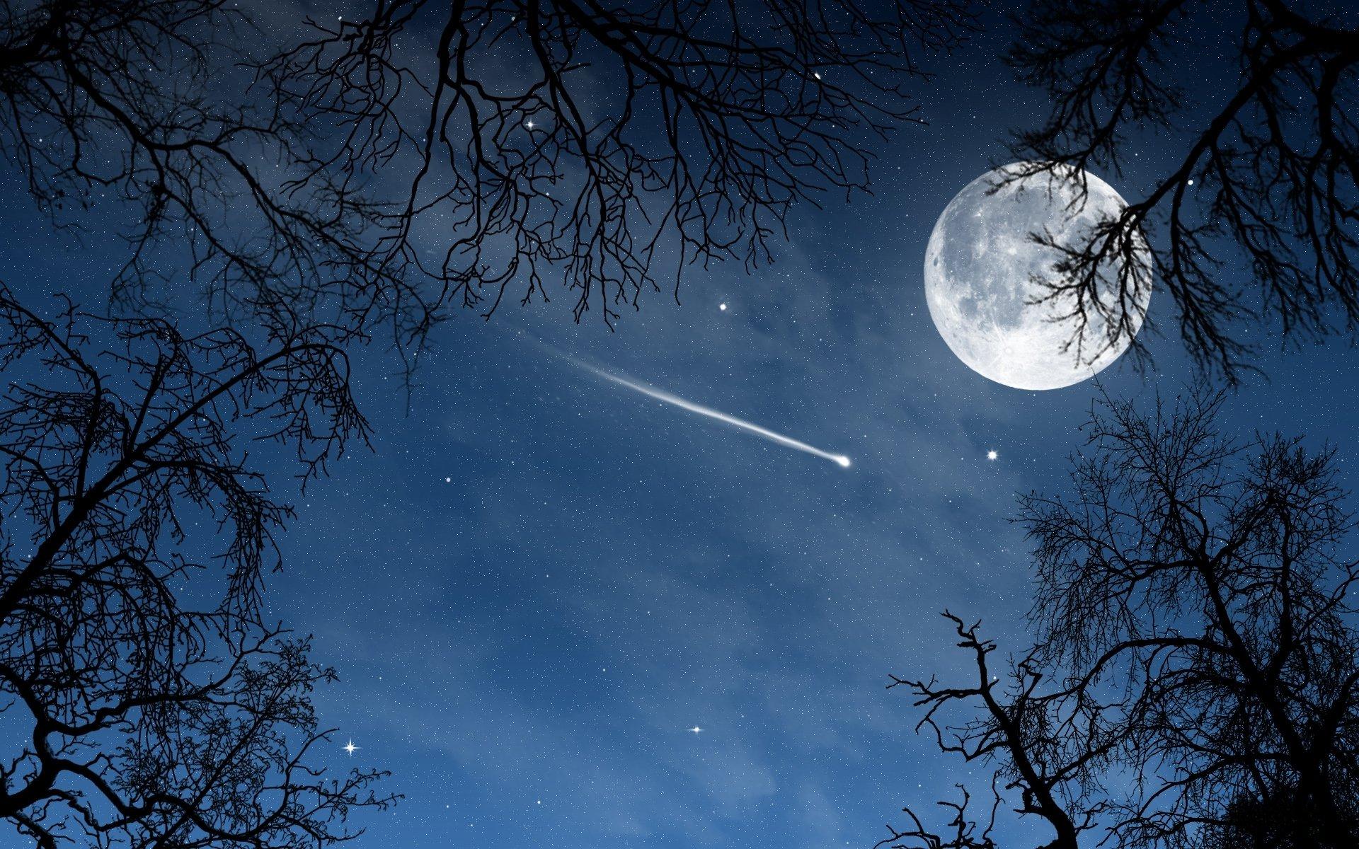 Картинки ночь луна звезды (70 фото) » Картинки и статусы про окружающий мир  вокруг