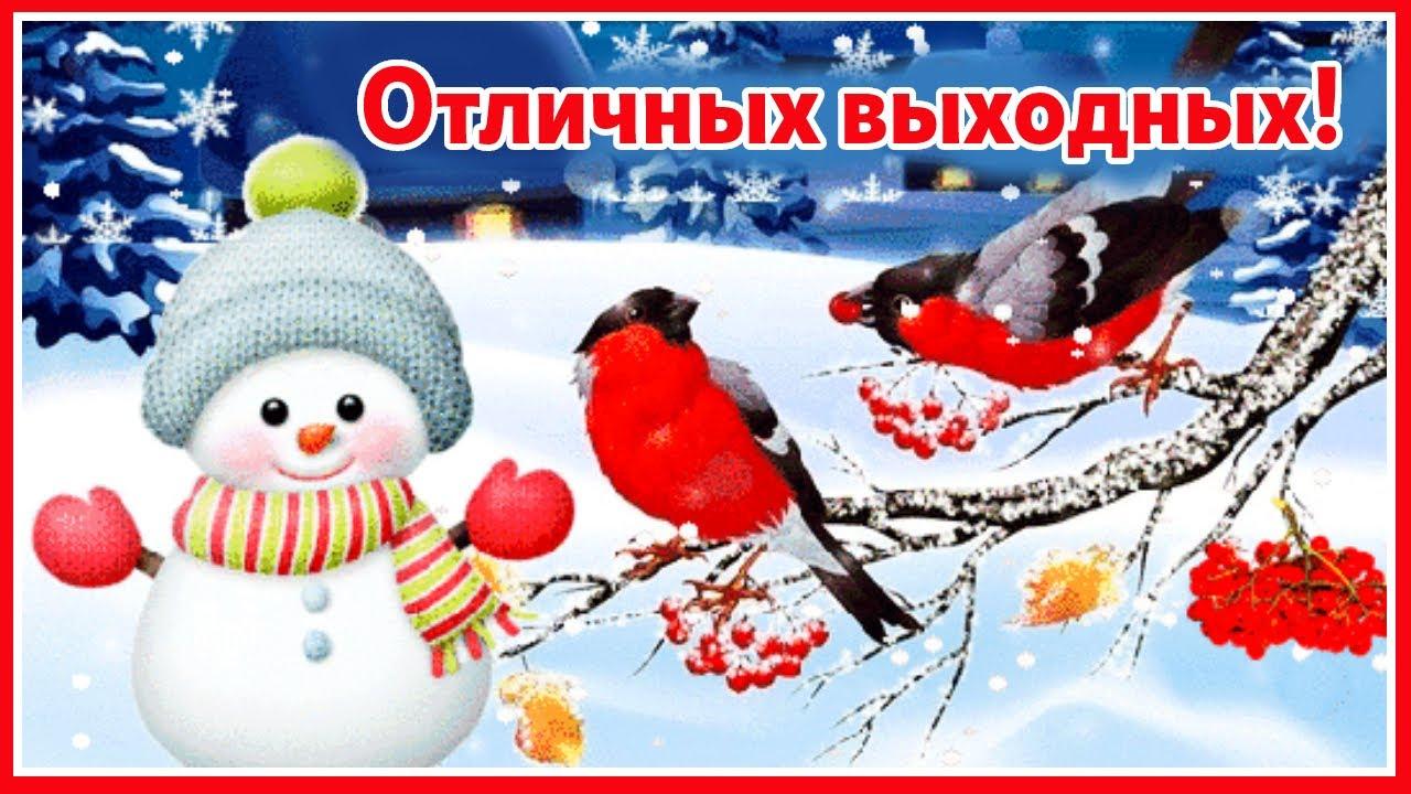 Доброе зимнее утро пятницы - самые новые открытки (34 ФОТО)