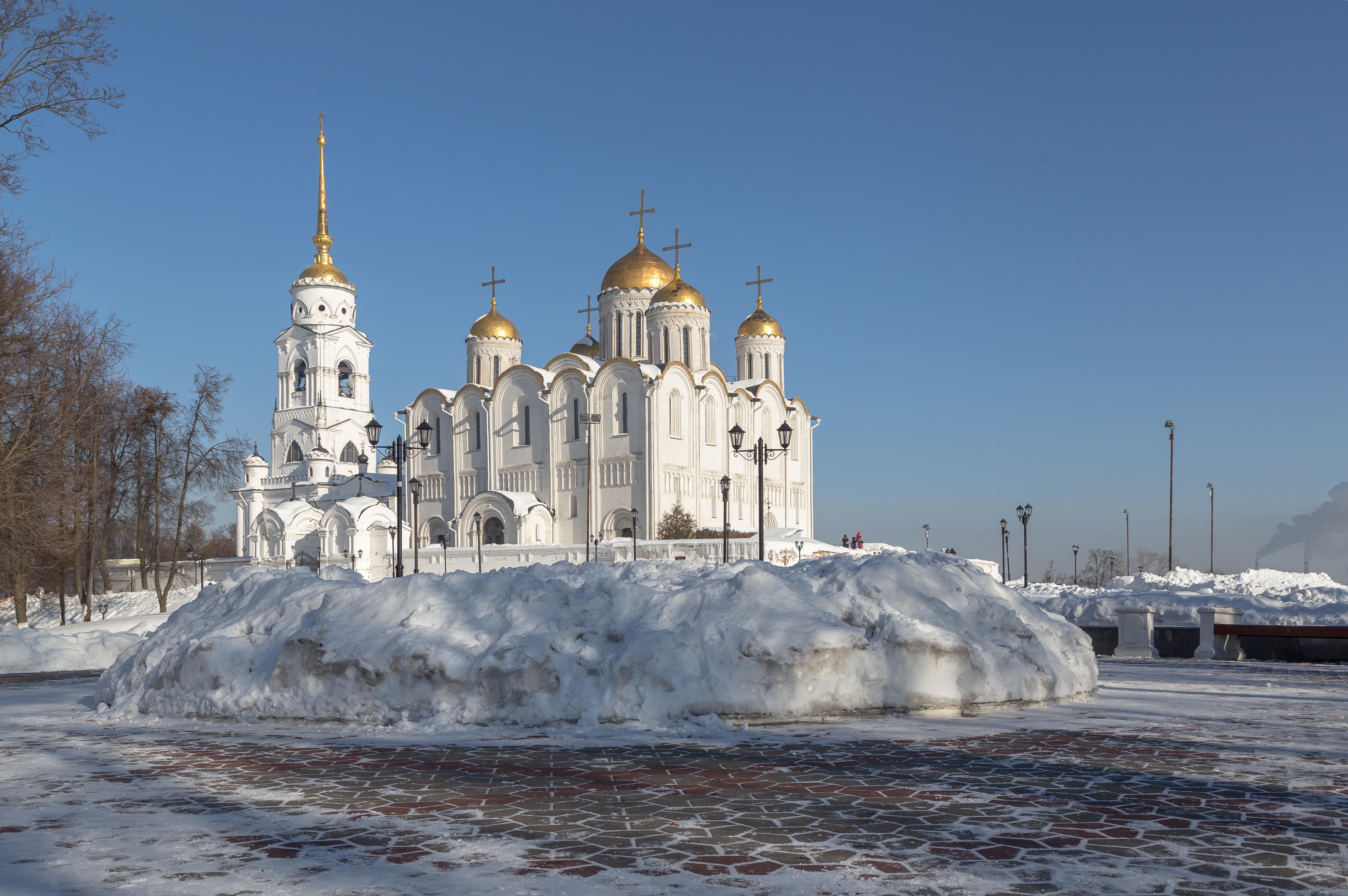 Сергиевский храм зимой. Фото. • Сергиевский храм