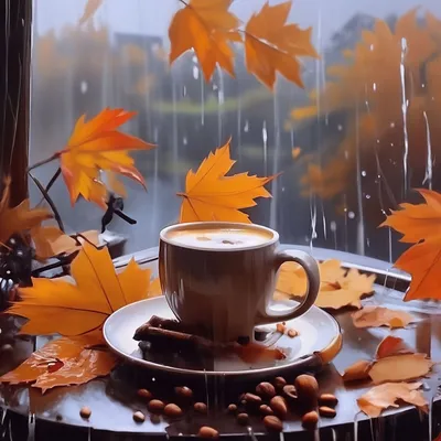 чашка кофе с каплей дождя стоковое фото. изображение насчитывающей кафе -  219390940