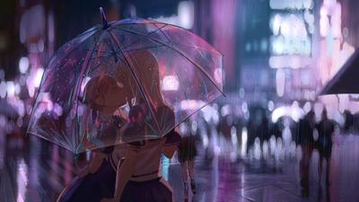 Картинки девушка под дождем со спины (68 фото) » Картинки и статусы про  окружающий мир вокруг