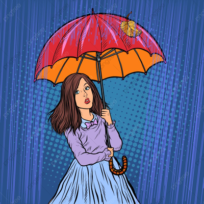 Девушка под зонтом картинки - 73 фото