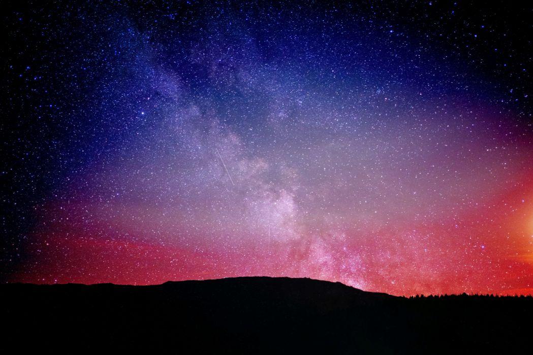 Ночное небо - красивые картинки (75 фото)