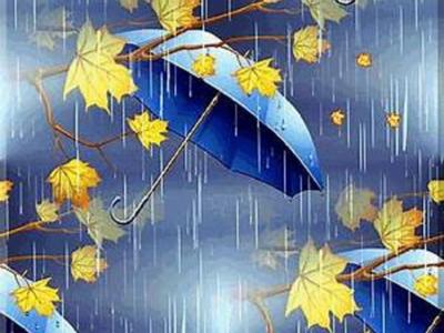 Дождь в городской среде в осенний …» — создано в Шедевруме
