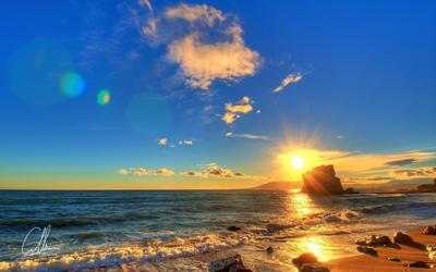 Морская симфония рассвета - картина из души природы | Море рассвет Фото  №1068514 скачать