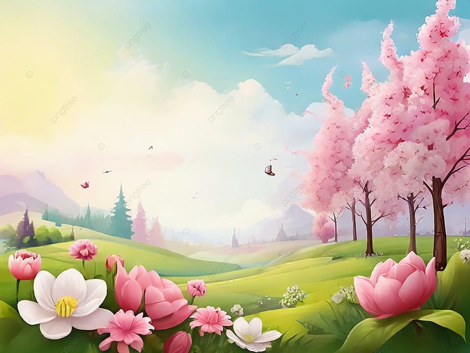 Красочные весенние обои природы, весна, красочная природа, весенние обои  фон картинки и Фото для бесплатной загрузки