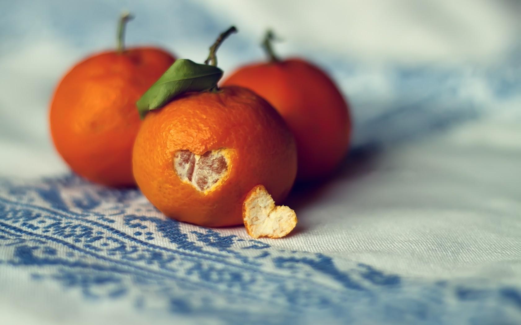Любовь к мандаринам - Красивые картинки обоев для рабочего стола
