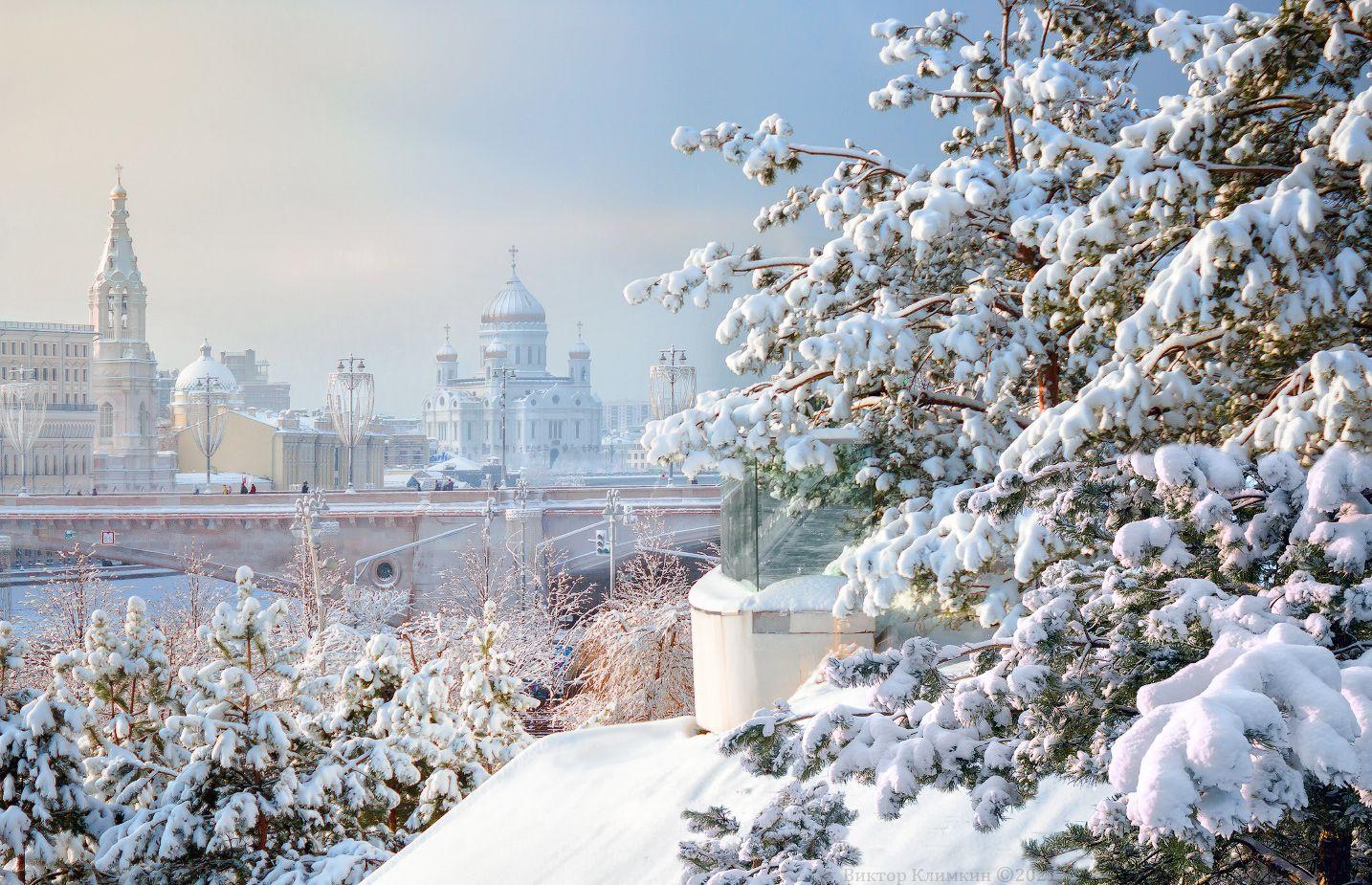 Зима в Москве. Фотограф Виктор Климкин
