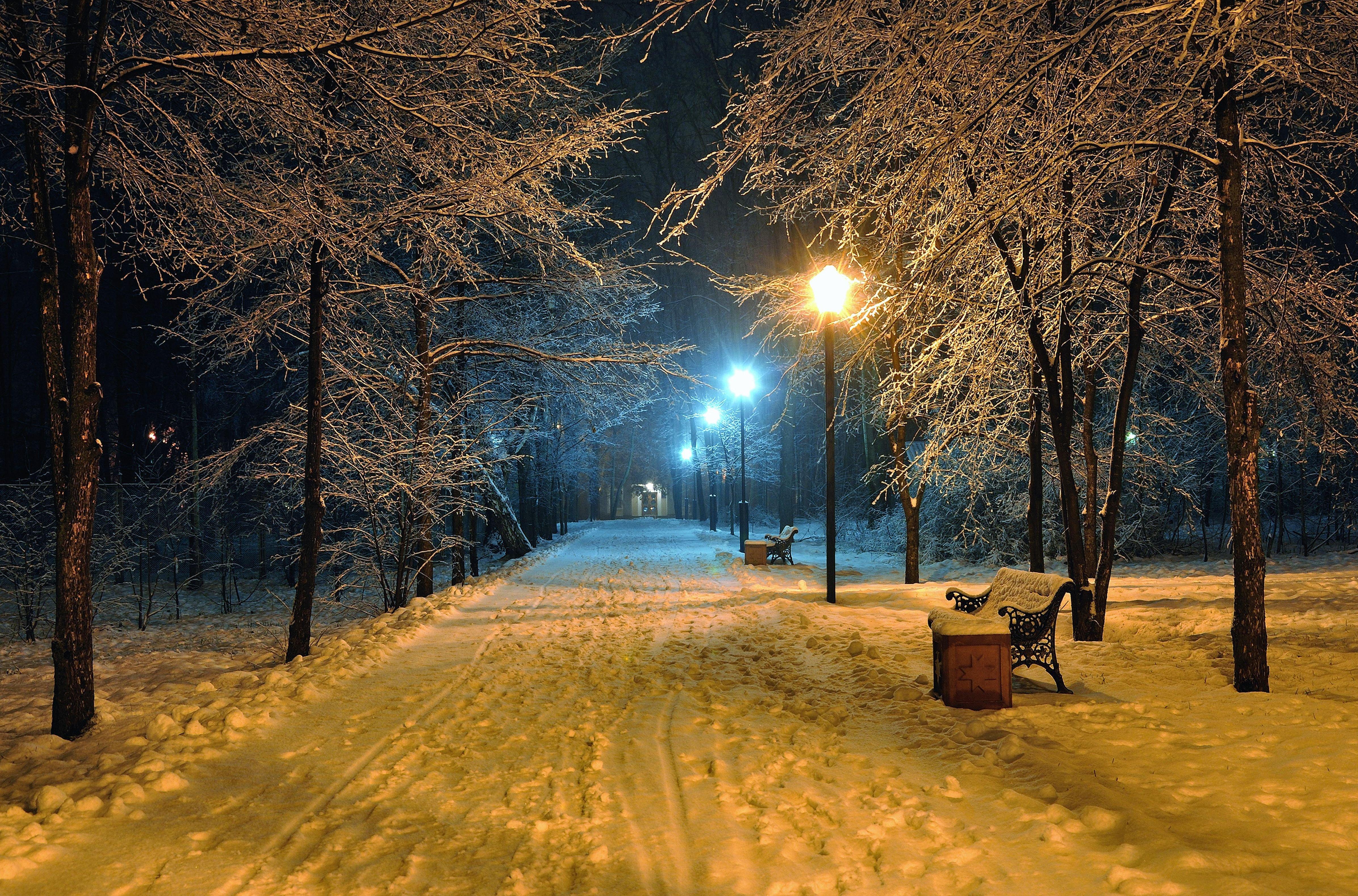 Вечерний снег (55 фото) - 55 фото