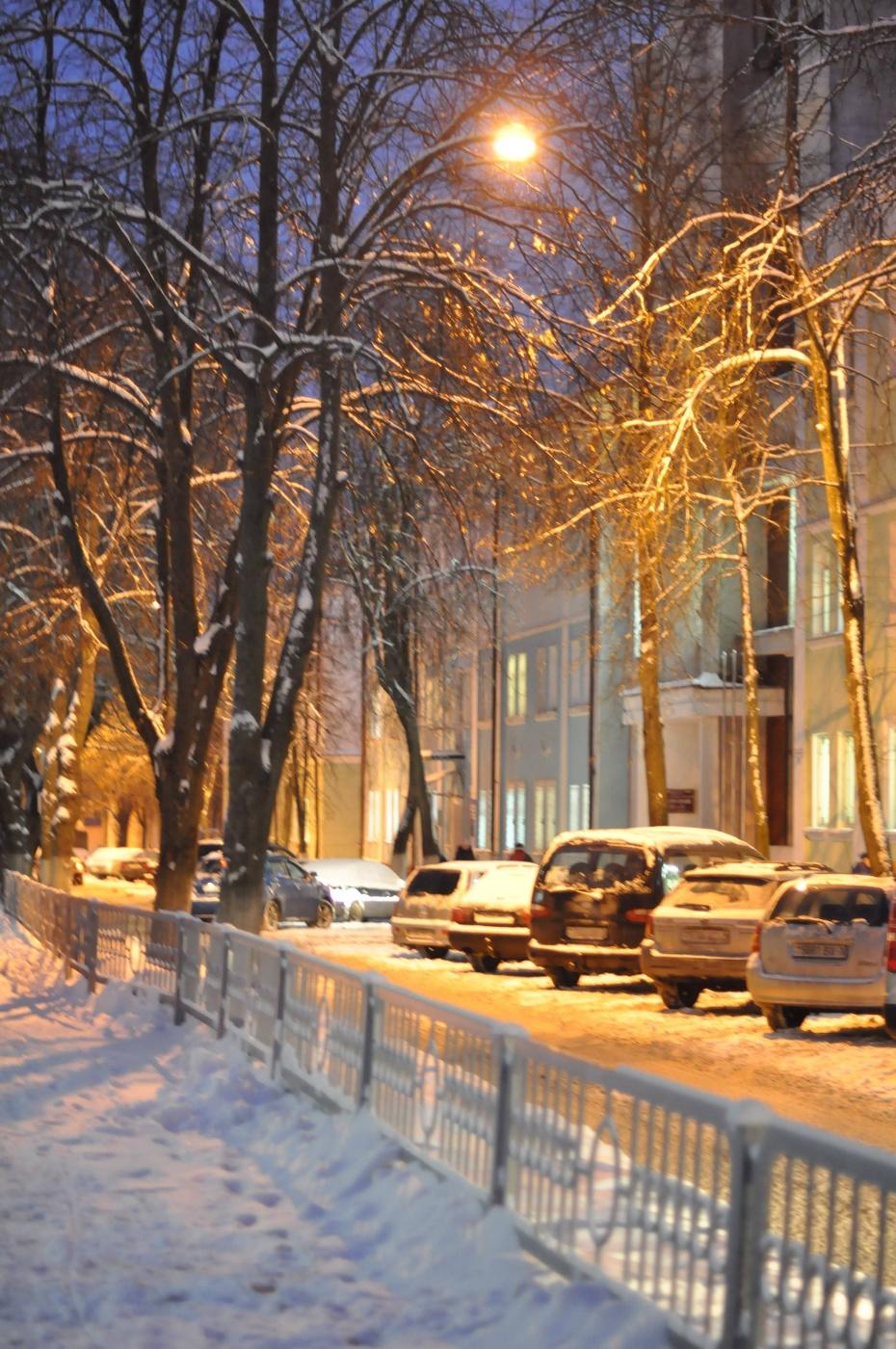 Картинки зимний вечер (72 фото)