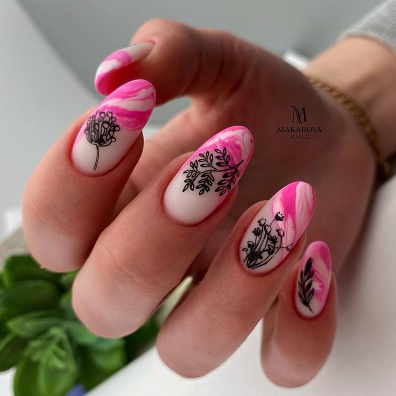 Маникюр весна 2020 (фото) | Красивые ногти, Дизайнерские ногти, Ногти