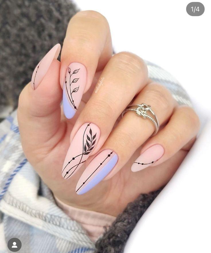 Коллекция фото «Весенний маникюр» модные тенденции | Красивые ногти,  Нейл-арт, Розовые ногти