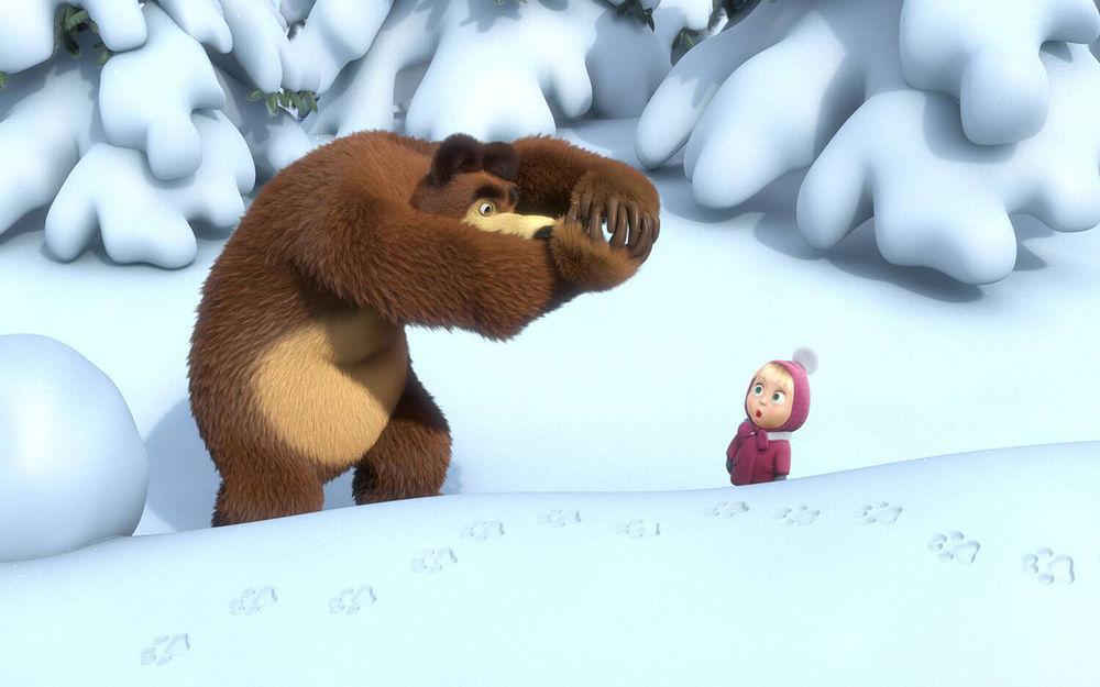 Маша и медведь в кино: 12 месяцев - «\"Снежок в сапожок, ледышку под мышку\".  Нераскрытые персонажи, сумасшедшая скорость повествования. » | отзывы