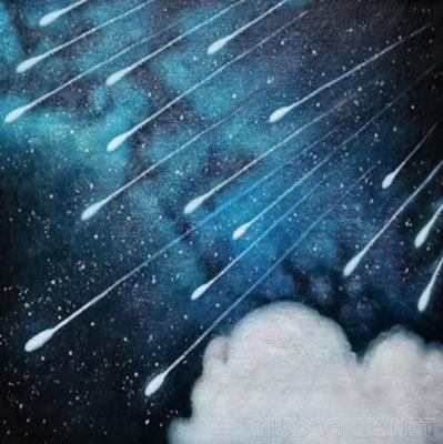 Метеоритный дождь, эстетично, красиво…» — создано в Шедевруме