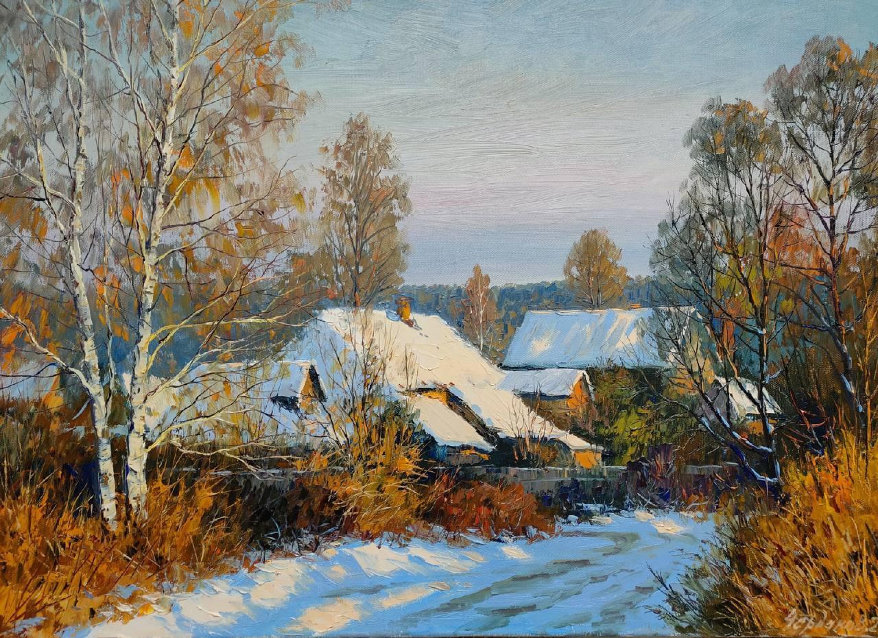 Картина Начало зимы, художник Вячеслав Чердаков