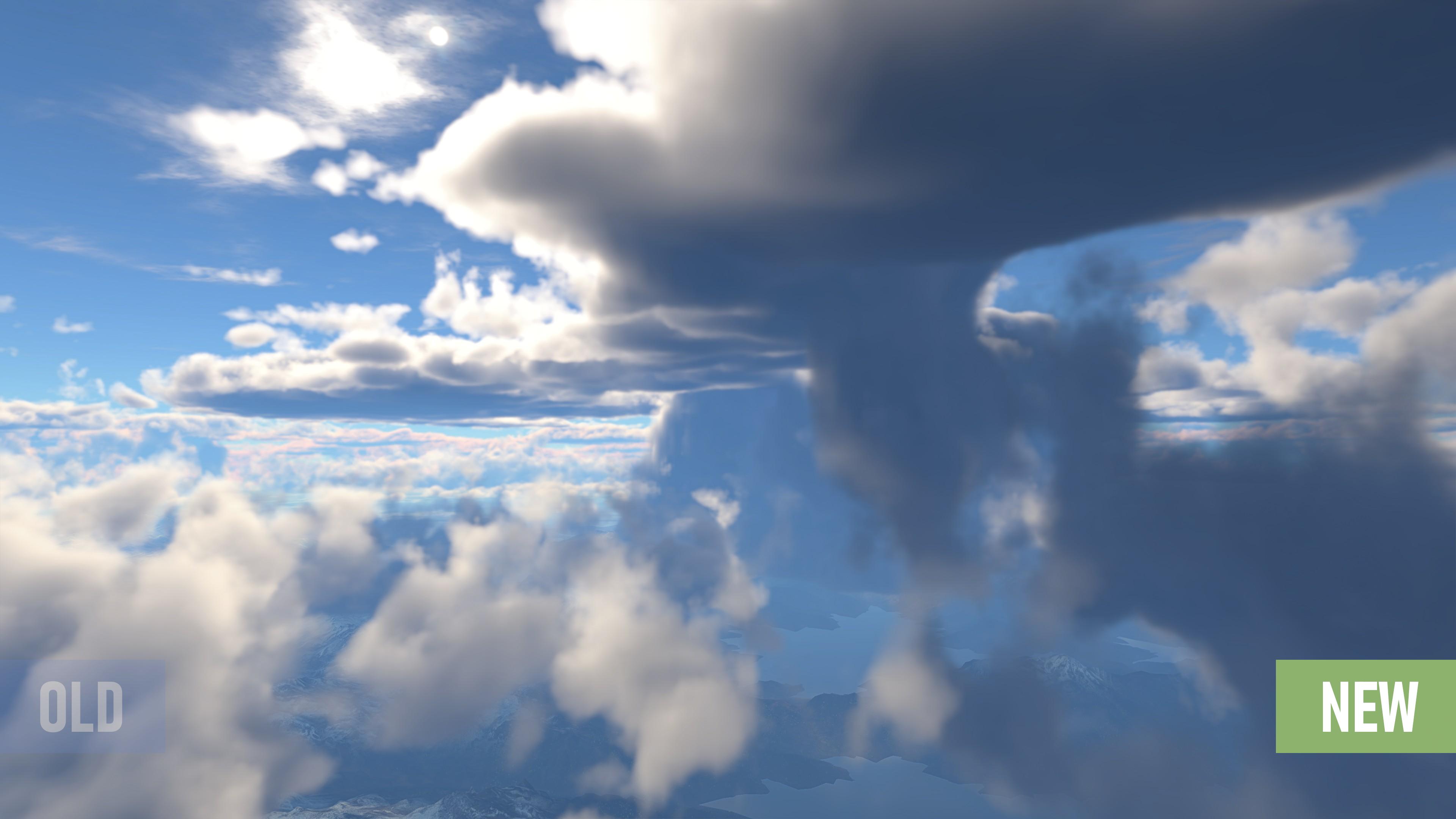 Голубое небо со светлыми облаками, полный экран изображения для фона  Стоковое Изображение - изображение насчитывающей облако, пушисто: 199169809
