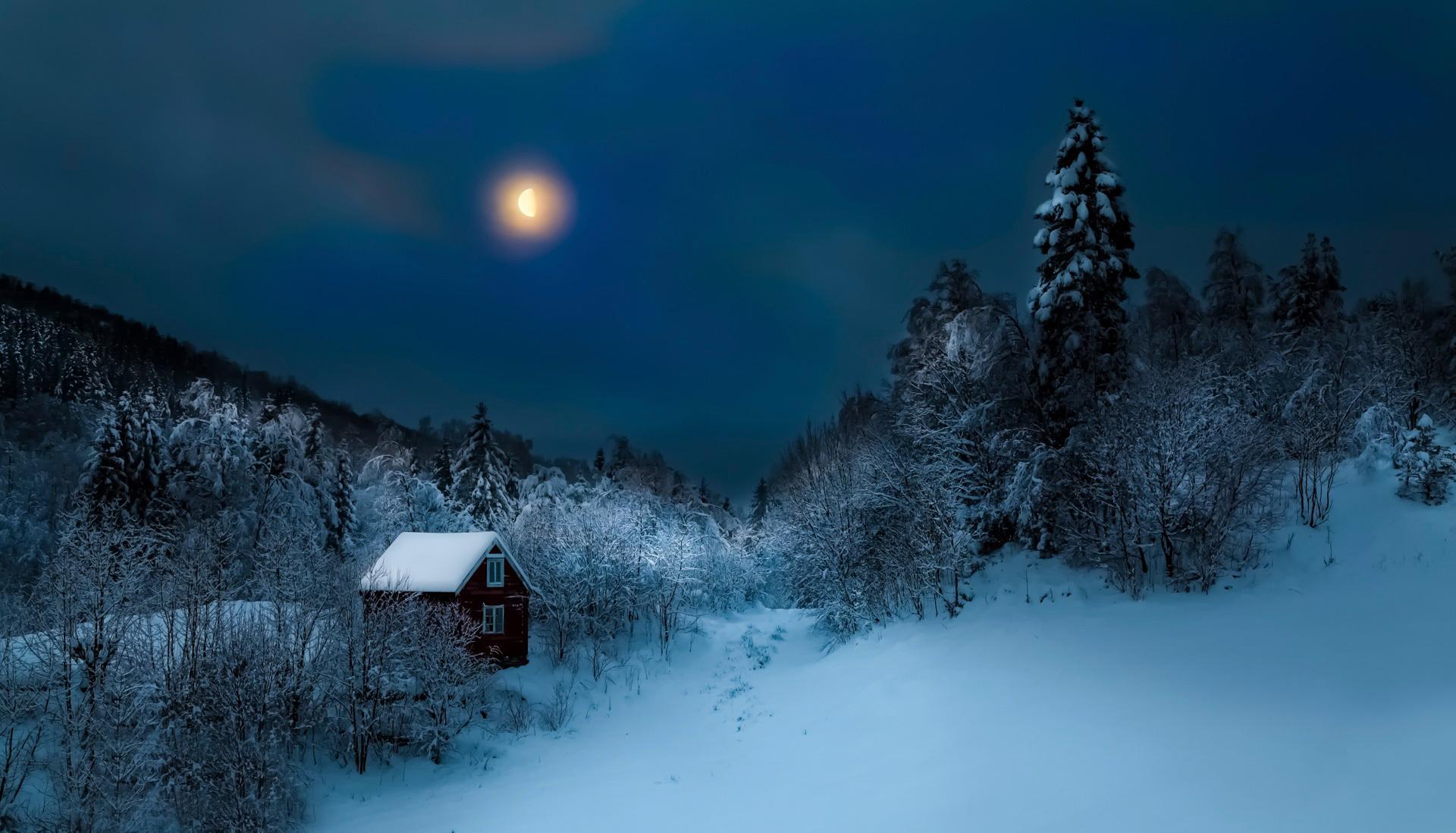 Картинки \"Спокойной зимней ночи\" (57 фото)