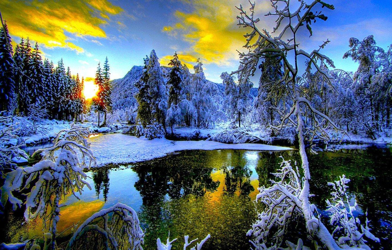 Самые красивые зимние пейзажи (69 фото) - 69 фото