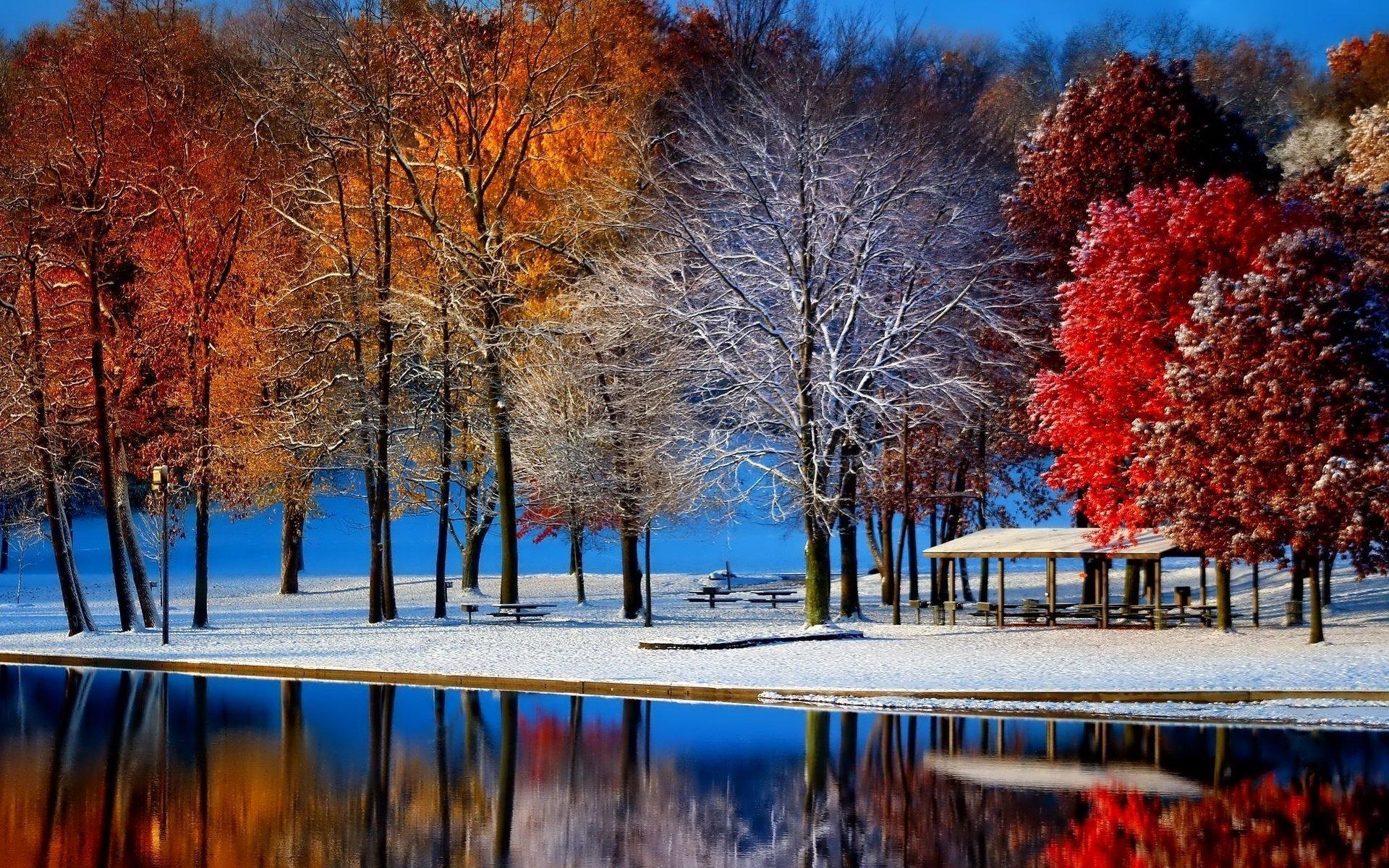 Осень зима картинки