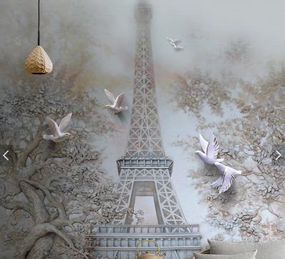 Париж весной, яркий свет» — создано в Шедевруме