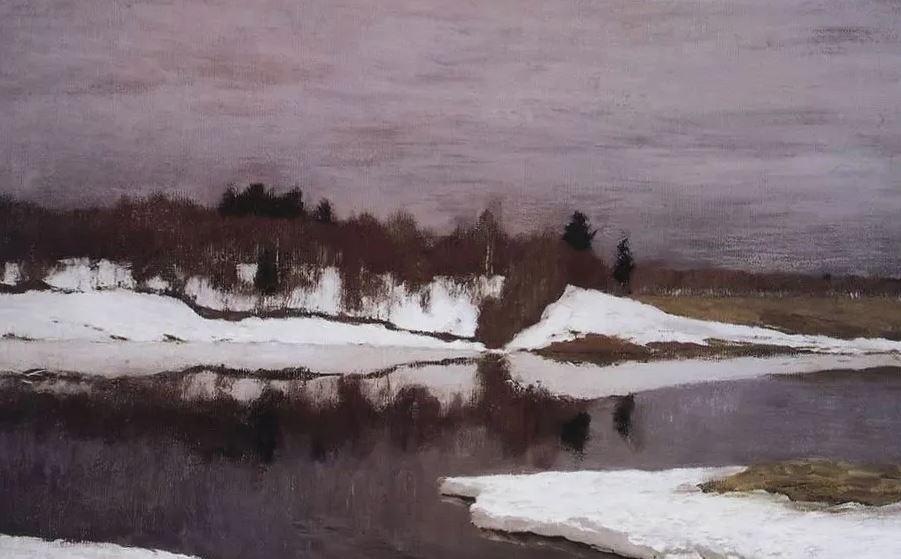 Ранняя весна, таяние снега на трех картинах художников | Вход бесплатный |  Дзен