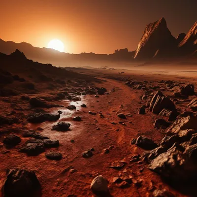 Сумерки на Марсе: захватывающее фото от Perseverance