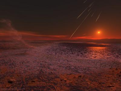 Восход Солнца на Марсе. Обои для рабочего стола. 1440x900